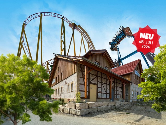 Die Attraktionen Hans Dampf, Wilde Hilde und Force One